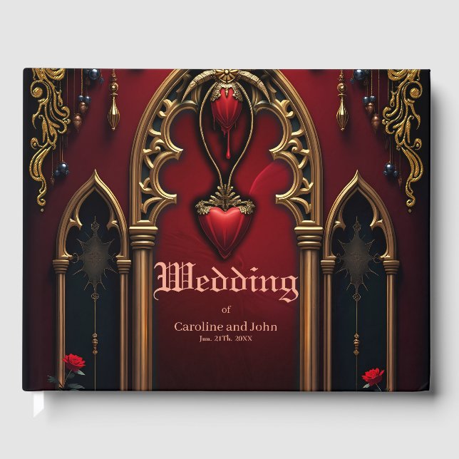 Livro De Visitas Amor eterno nas sombras da escuridão (Frente)