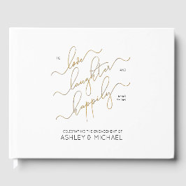 Livro De Visitas Amor Rir Feliz Depois De Guestbook