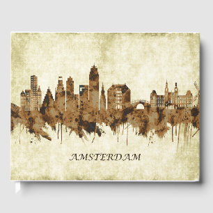 Livro De Visitas Amsterdam Países Baixos Cityscape