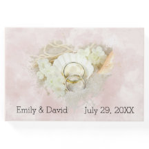 Anéis de Casamento em Seashell e Sand