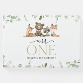 Livro De Visitas Animais da Floresta, Floresta, Selvagem, Primeiro