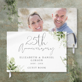 Livro De Visitas Aniversário de 25 Anos de Casamento Fotografia com