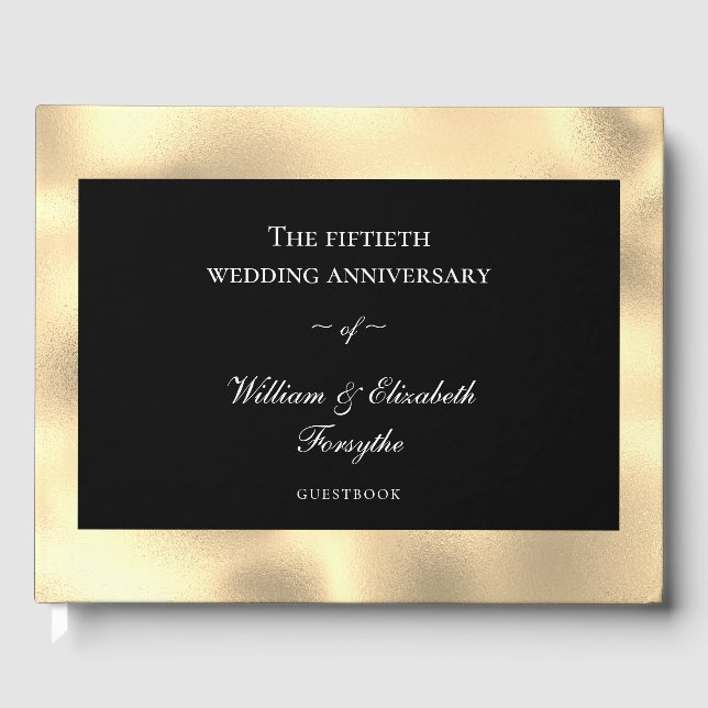 Livro De Visitas Aniversário de 50 anos de casamento (Frente)