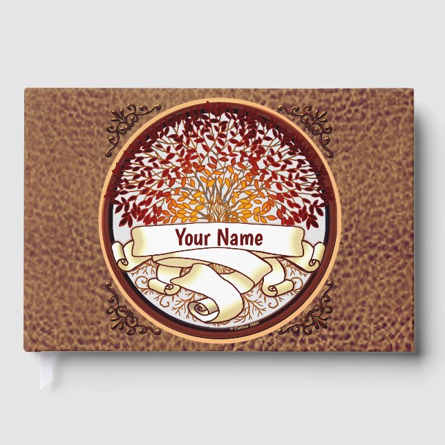 Livro De Visitas Apelido da árvore da família Crimson (Frente)