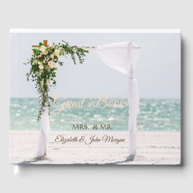 Livro De Visitas Arbor Floral Wedding Arbor (Frente)
