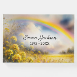 Livro De Visitas Arco Arco Arco Arco-Íris De Cana Selvagem