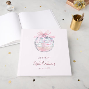 Livro De Visitas Arco-íris Rosa Feminino Chá de Noiva Elegante