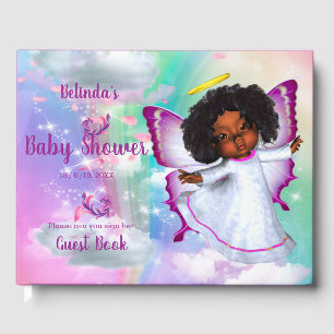 Livro De Visitas Arcos-íris, Nuvens Fluffy e Bebê-Bebê-Borboleta