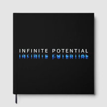 Arte Glitch de Poster Escuro "Potencial Infinito"