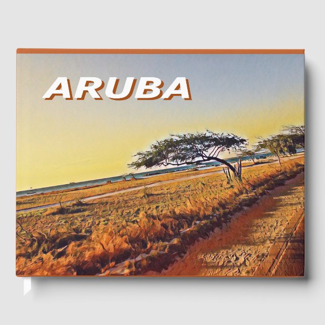 Livro De Visitas Aruba - Divi Divi Trees (Frente)
