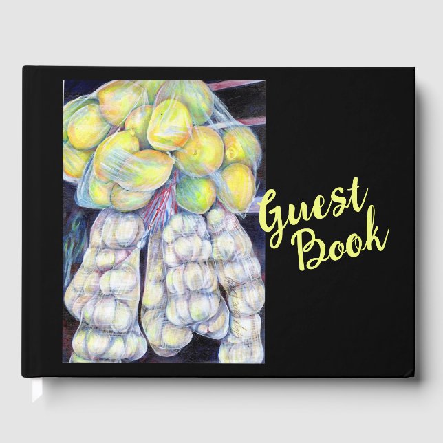 Livro De Visitas As Maravilhas do Mercado Molhado (Frente)