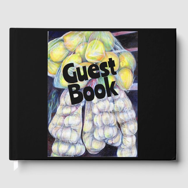 Livro De Visitas As Maravilhas dos Mercados Molhados, Singapura (Frente)