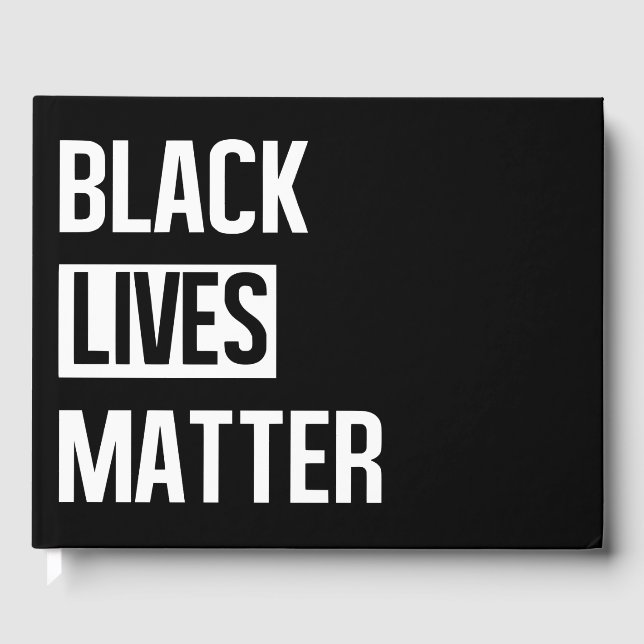 Livro De Visitas As Vidas Negras Importam (Frente)