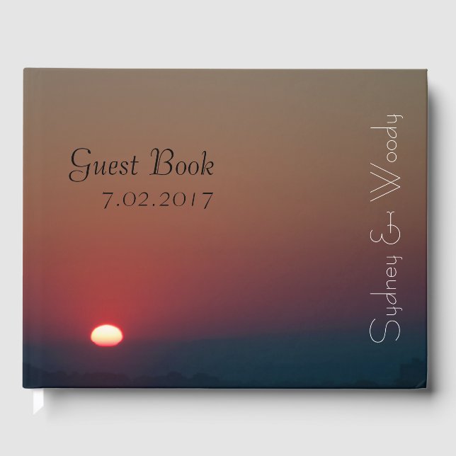 Livro De Visitas Ascensão Sun Guest (Frente)