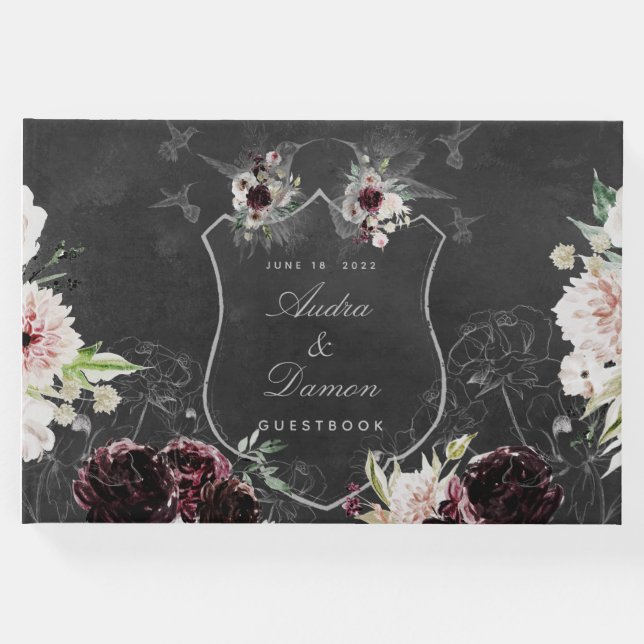 Livro De Visitas Aura Do Casamento Noturno (Frente)