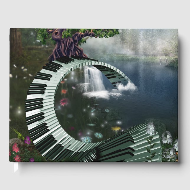 Livro De Visitas Awesome fantasy piano (Frente)
