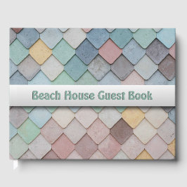 Livro De Visitas Azulejos do Pastel do chique