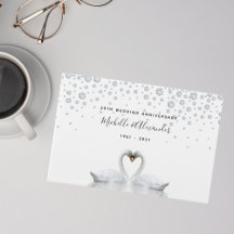 Bairro branco de pássaros 60º aniversário de casam