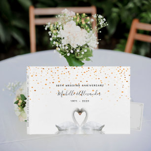 Livro De Visitas Bairros brancos de pássaros 50º aniversário do cas