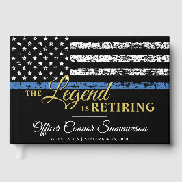 Livro De Visitas Bandeira Americana da Linha Azul Thin