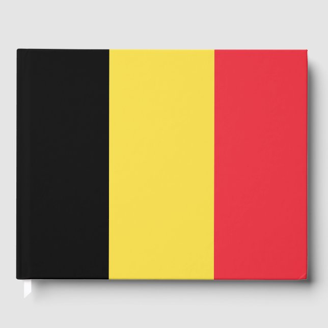 Livro De Visitas Bandeira belga (Frente)