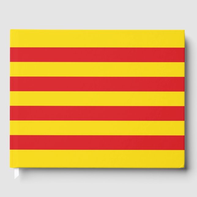 Livro De Visitas Bandeira Catalã (Frente)