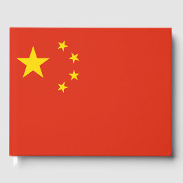 Livro De Visitas Bandeira Chinesa (China)