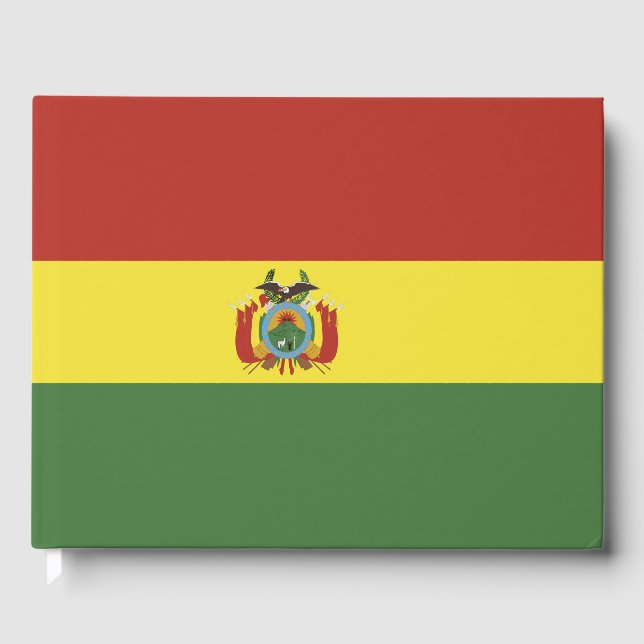 Livro De Visitas Bandeira da Bolívia (Frente)