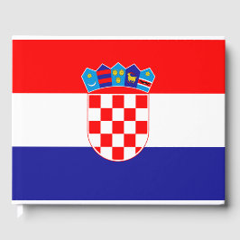 Livro De Visitas Bandeira da Croácia
