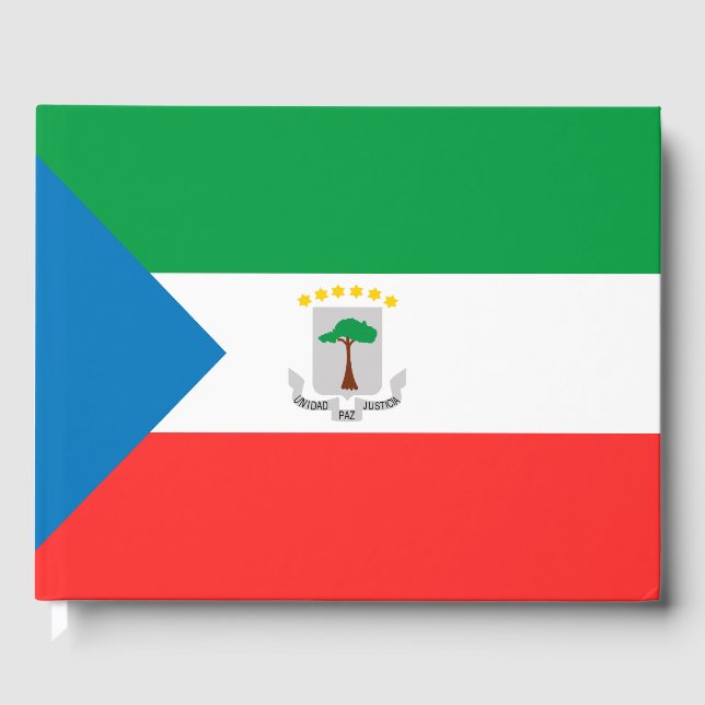 Livro De Visitas Bandeira da Guiné Equatorial (Frente)