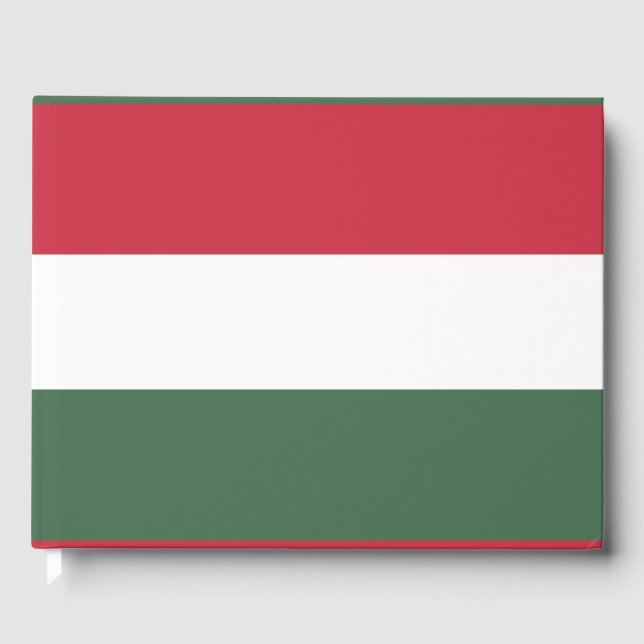 Livro De Visitas Bandeira da Hungria (Frente)