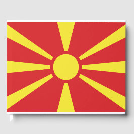 Livro De Visitas Bandeira da Macedônia do Norte