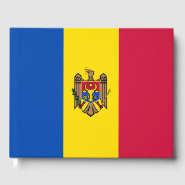 Livro De Visitas Bandeira da Moldávia
