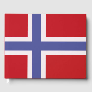 Livro De Visitas Bandeira da Noruega