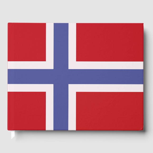 Livro De Visitas Bandeira da Noruega (Frente)