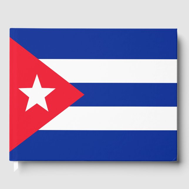 Livro De Visitas Bandeira de Cuba (Frente)