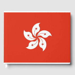 Livro De Visitas Bandeira de Hong Kong