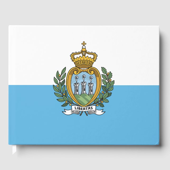 Livro De Visitas Bandeira de São Marinho (Frente)