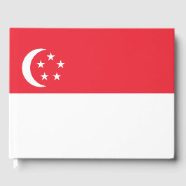 Livro De Visitas bandeira de Singapura