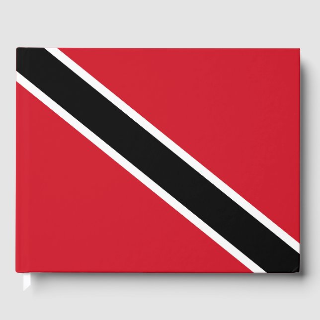 Livro De Visitas Bandeira de Trinidad e Tobago (Frente)