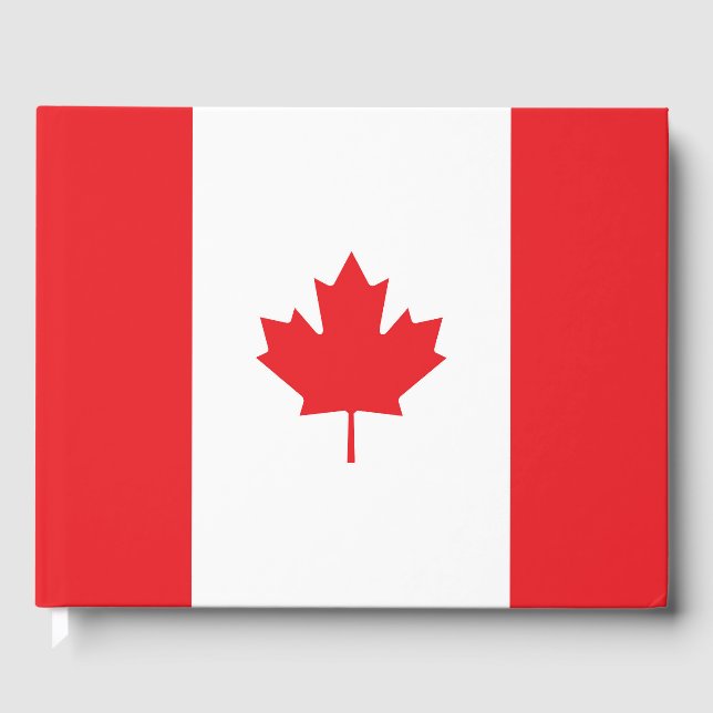 Livro De Visitas Bandeira do Canadá (Frente)