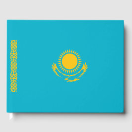 Livro De Visitas Bandeira do Cazaquistão