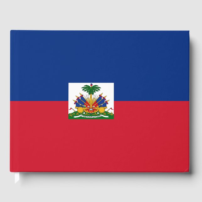 Livro De Visitas Bandeira do Haiti (Frente)