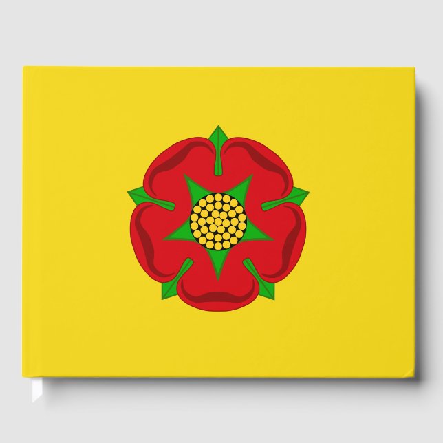 Livro De Visitas Bandeira do Lancashire (Frente)
