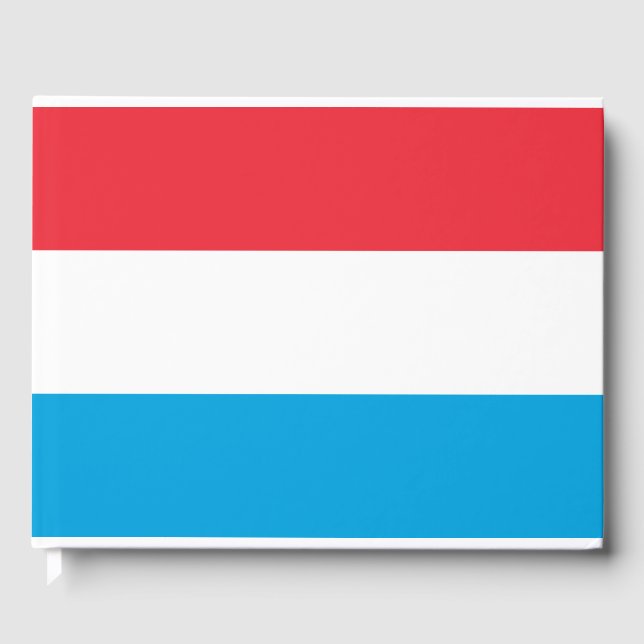 Livro De Visitas Bandeira do Luxemburgo (Frente)