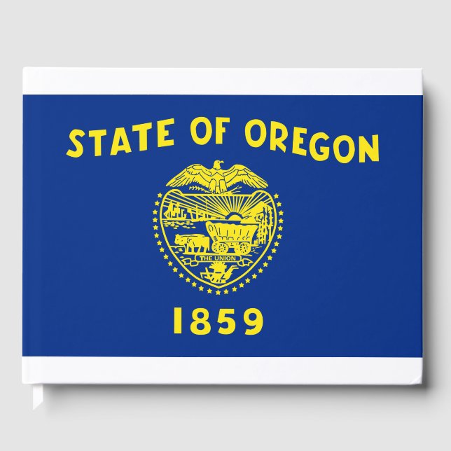 Livro De Visitas Bandeira do Oregon (Frente)