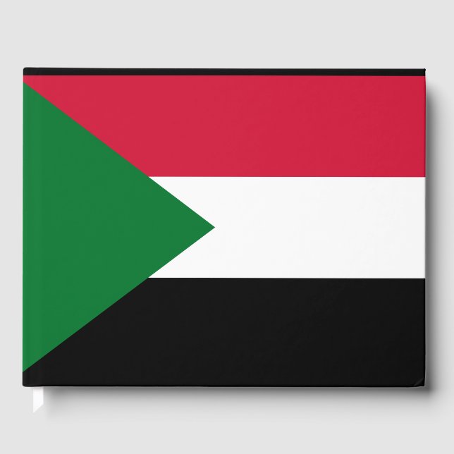 Livro De Visitas Bandeira do Sudão (Frente)