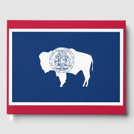 Livro De Visitas Bandeira do Wyoming
