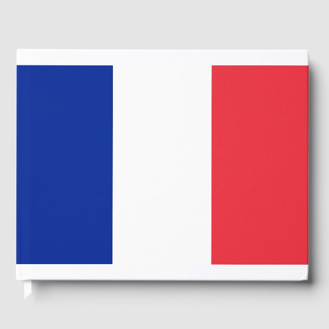 Livro De Visitas Bandeira francesa (França) (Frente)