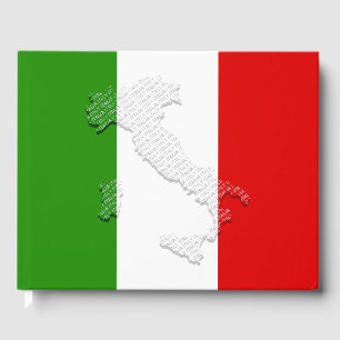 Livro De Visitas Bandeira italiana
